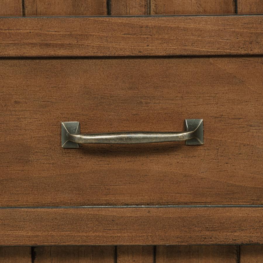 Carlsbad Wood Twin Captains Bed With Trundle Medium Brown - 400716T