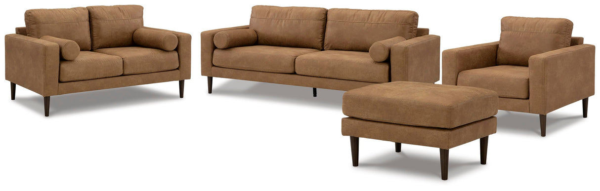 Telora Sofa, Loveseat, Chair and Ottoman - 41002U3
