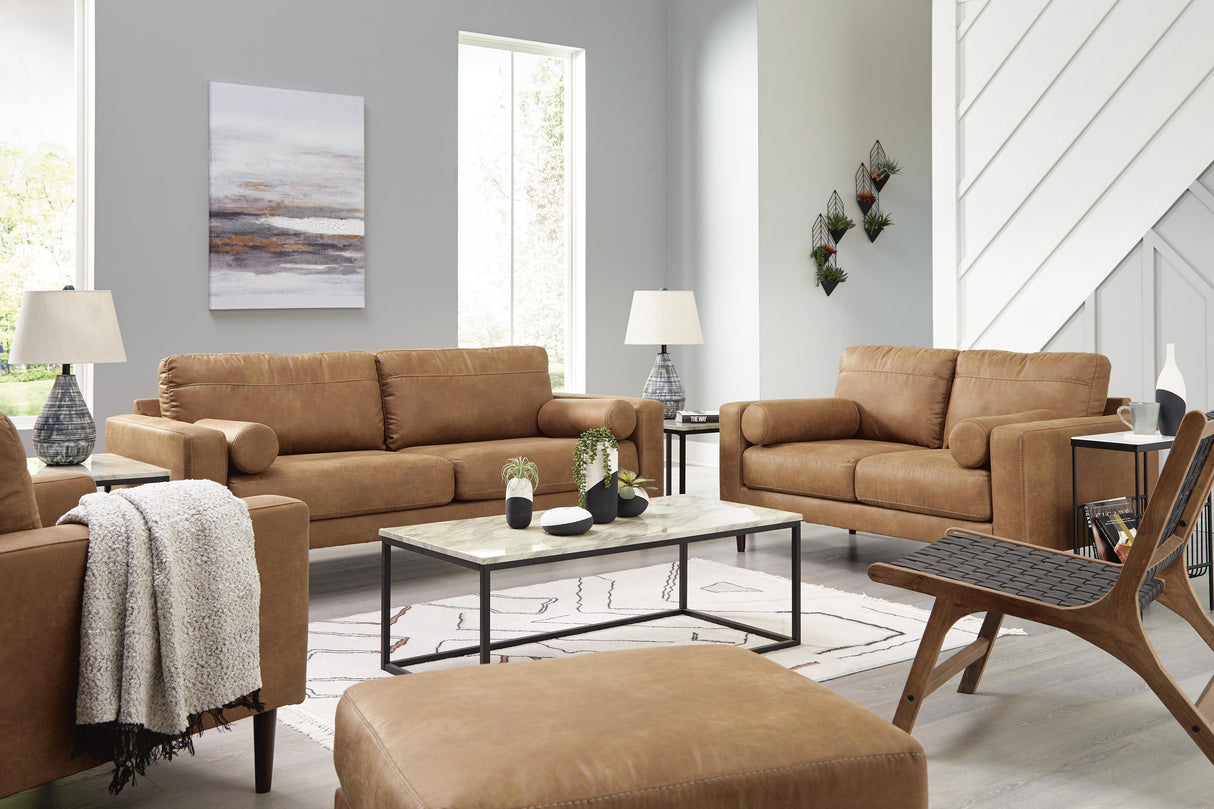 Telora Sofa, Loveseat, Chair and Ottoman - 41002U3