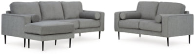 Hazela Sofa Chaise and Loveseat - 41102U2