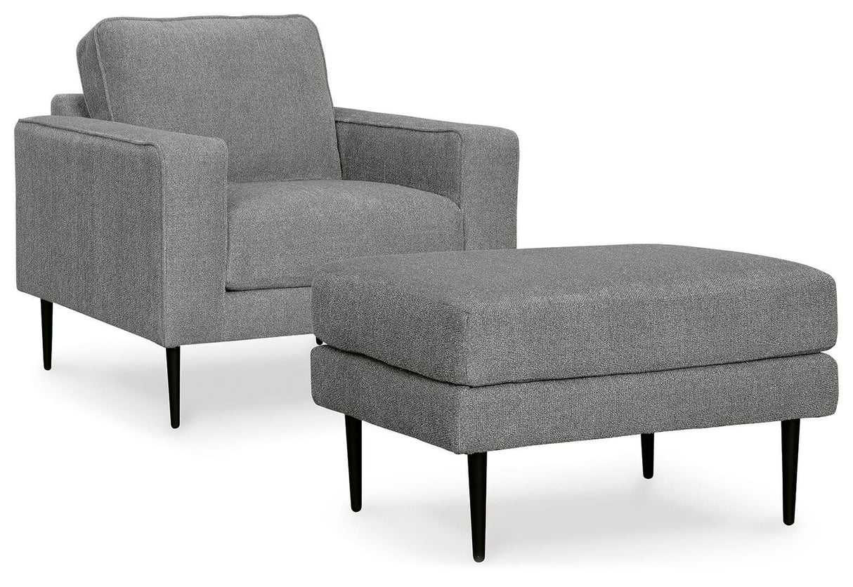 Hazela Chair and Ottoman - 41102U1