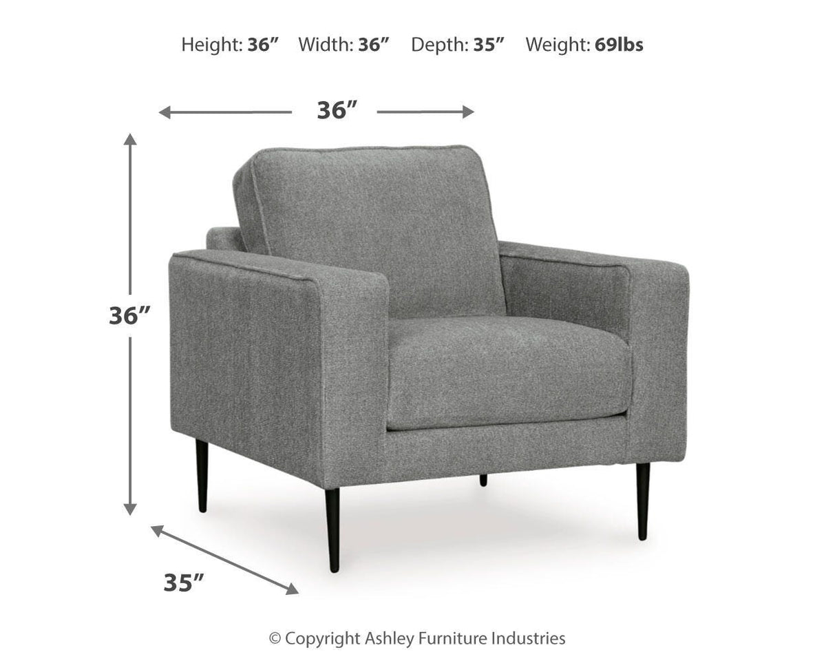 Hazela Chair and Ottoman - 41102U1