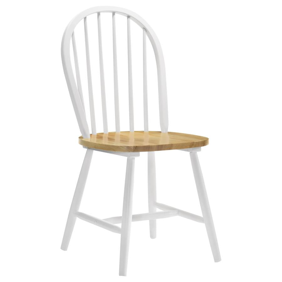 Cinder Wood Dining Side Chair White (Set of 4) - 4129