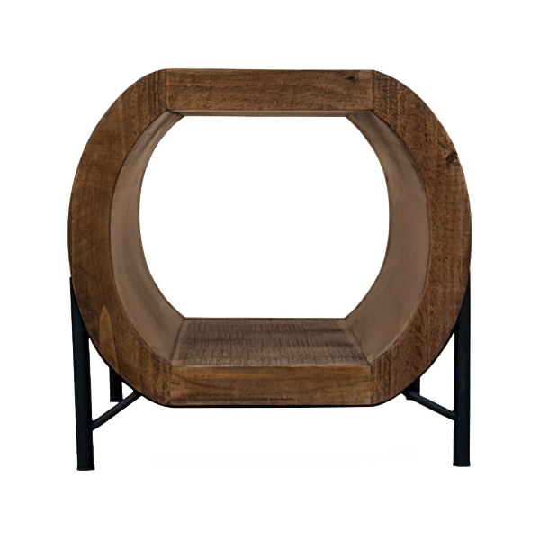 VO FRESNO END TABLE W/ METAL BASE - FRESNOM