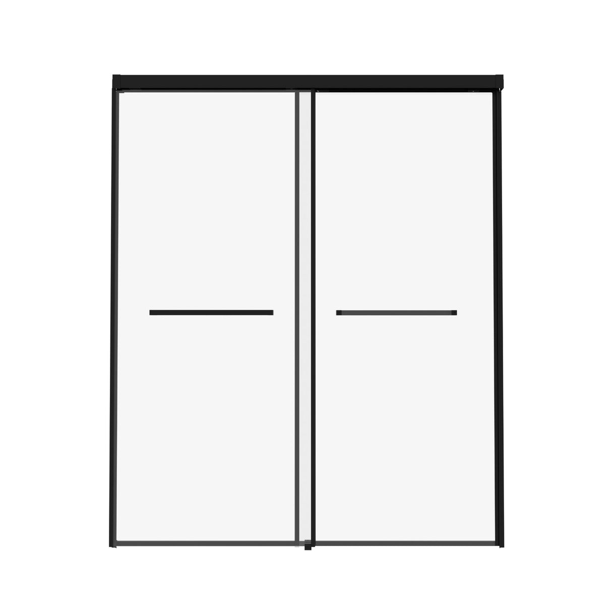 Semi-Frameless Double Sliding Shower Door