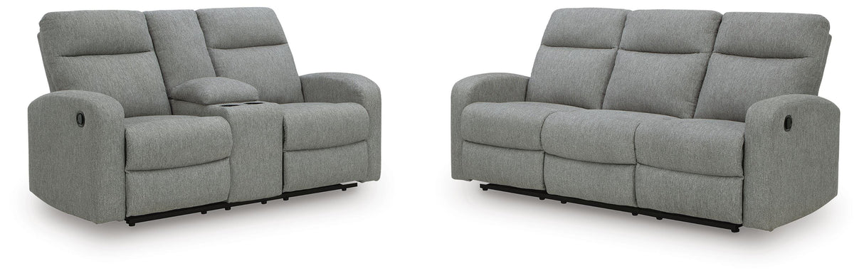 Gauntlet Reclining Sofa and Loveseat - PC42204U1