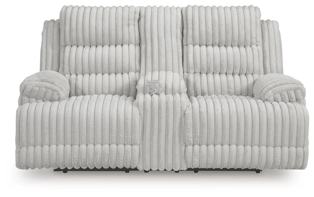 Rhines Falls Power Reclining Loveseat with Console - PC4280496