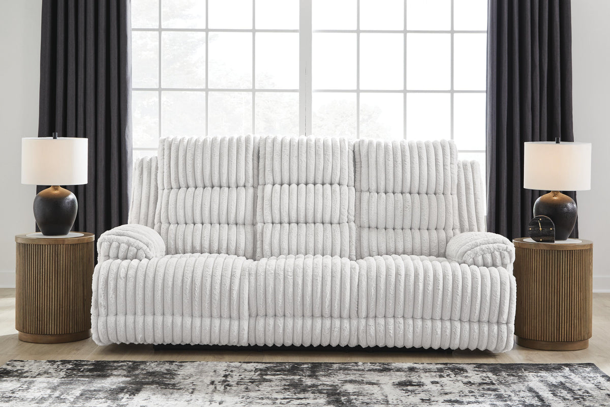 Rhines Falls Power Reclining Sofa with Drop Down Table - PC4280499