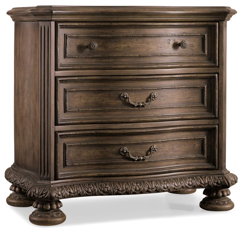 Rhapsody Three Drawer Nightstand - 5070-90016