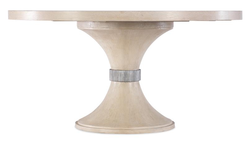 Nouveau Chic Round Pedestal Dining Table - 6500-75203-80