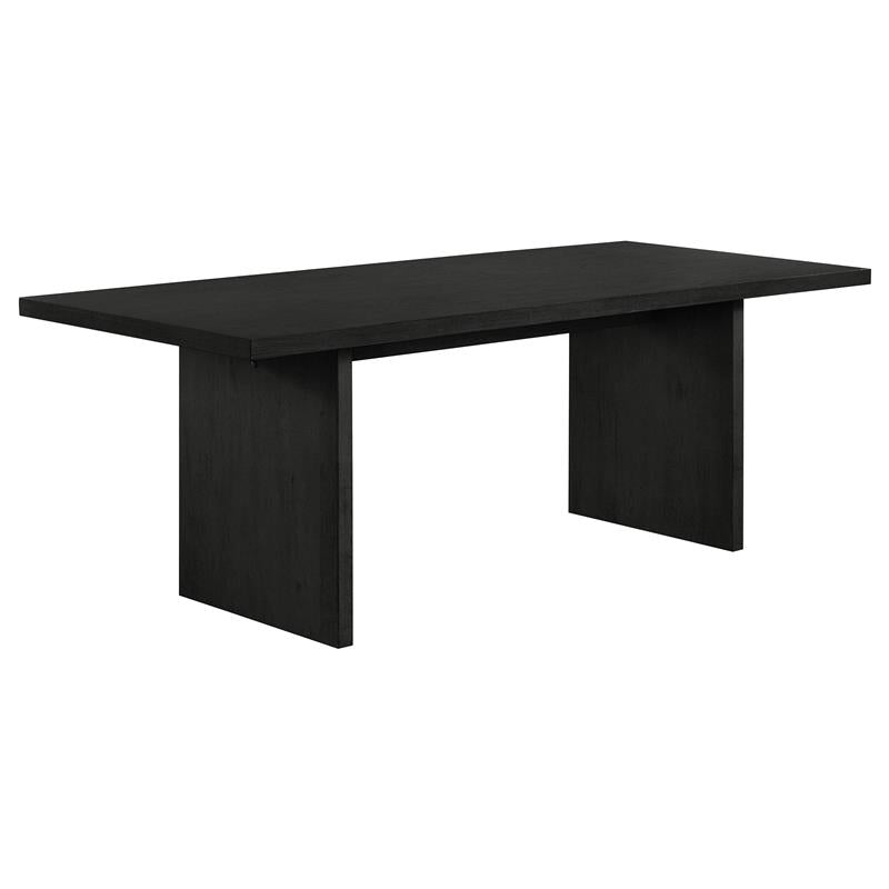 Decker 82-inch Rectangular Wood Dining Table Black - 193951BLK