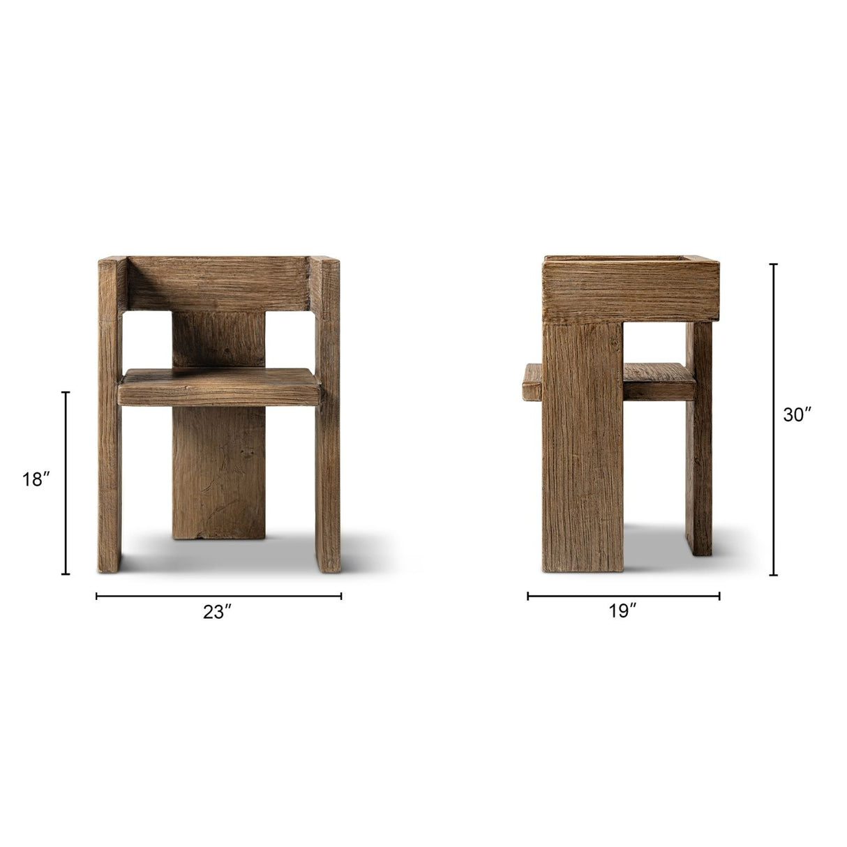 Avenel - Sculptural Block Accent Chair