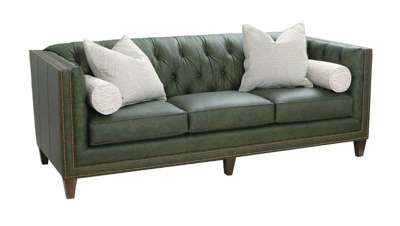 SMITH 243-10 LEATHER SOFA - 243-10