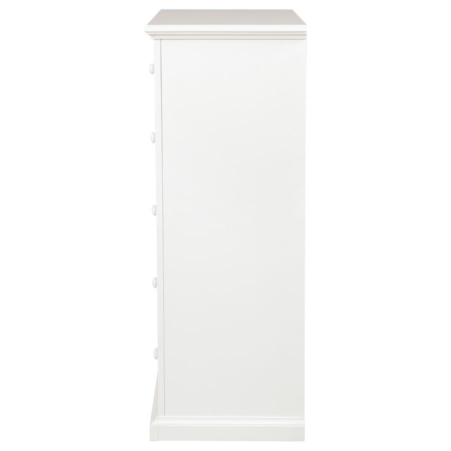 Sumerlin 6-drawer Bedroom Chest of Drawers White - 460595WHT
