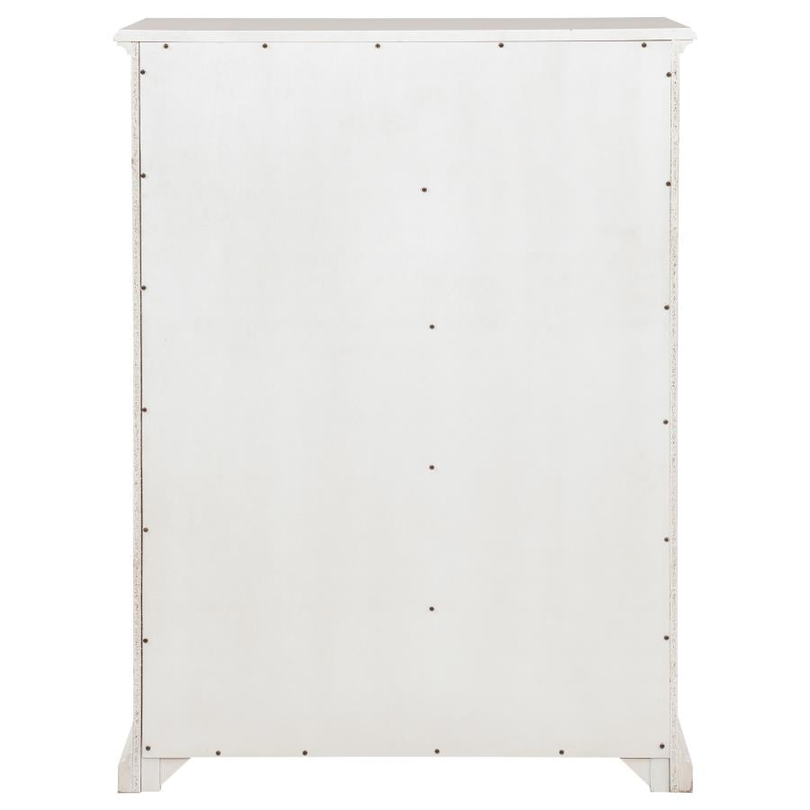 Sumerlin 6-drawer Bedroom Chest of Drawers White - 460595WHT