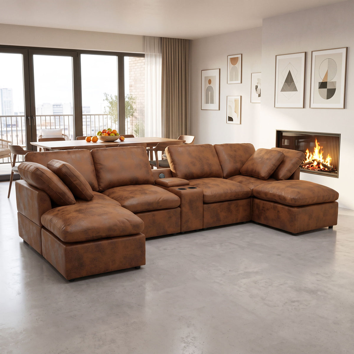Modular Design Cloud Sofa, Freely Configurable