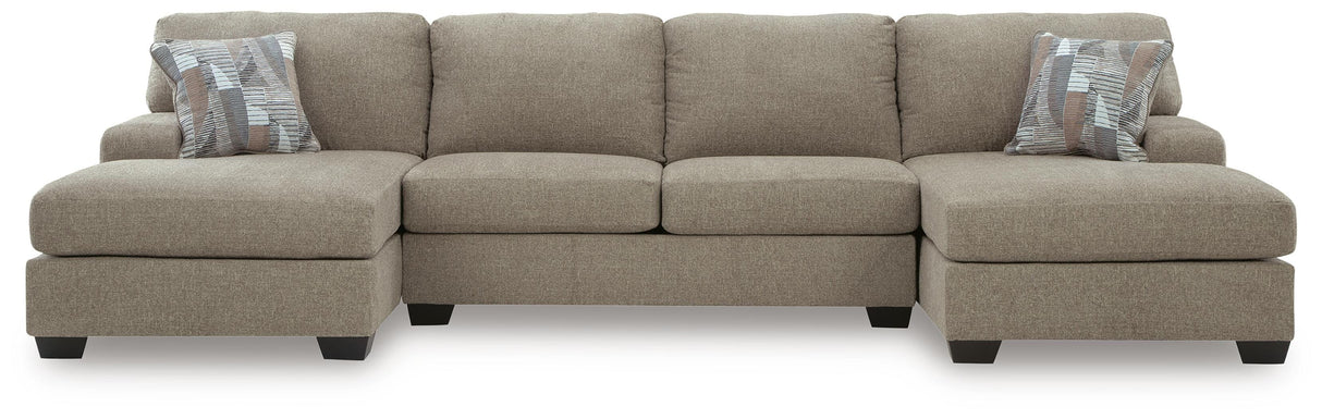 Newellen 3-Piece Sectional with Double Chaise - 48404S3