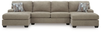Newellen 3-Piece Sleeper Sectional with Double Chaise - 48404S7