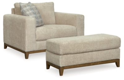 Parklynn Oversized Chair and Ottoman - 48902U2