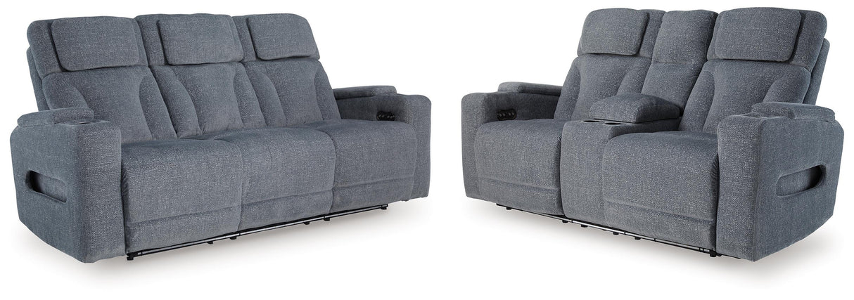 Studio Cave Power Reclining Sofa and Loveseat - PC49802U1