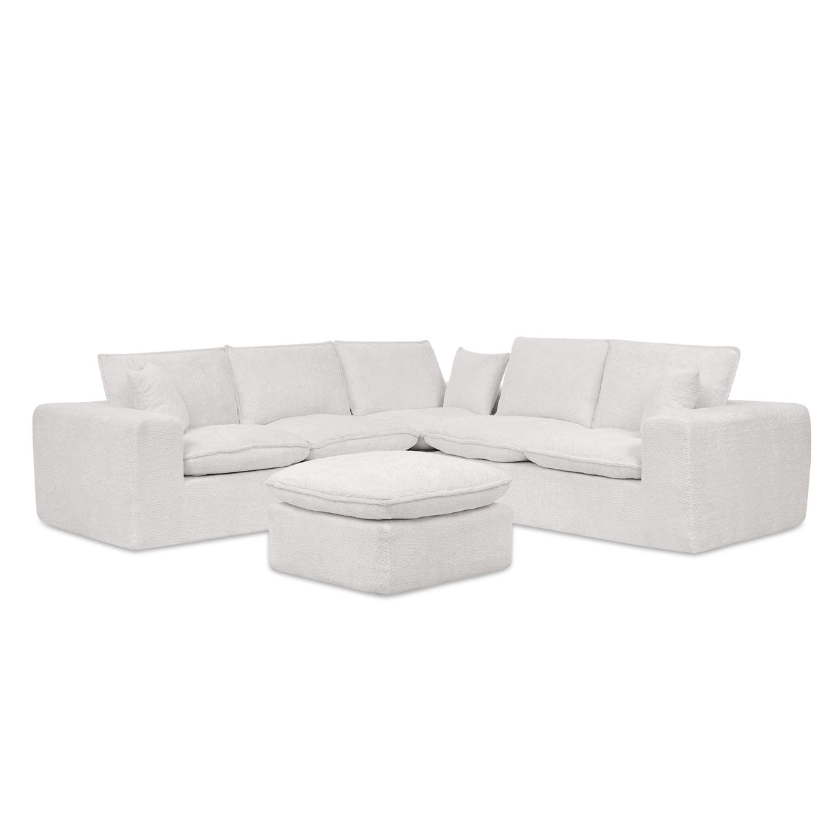 Sectional Sofa With Moveable Ottoman