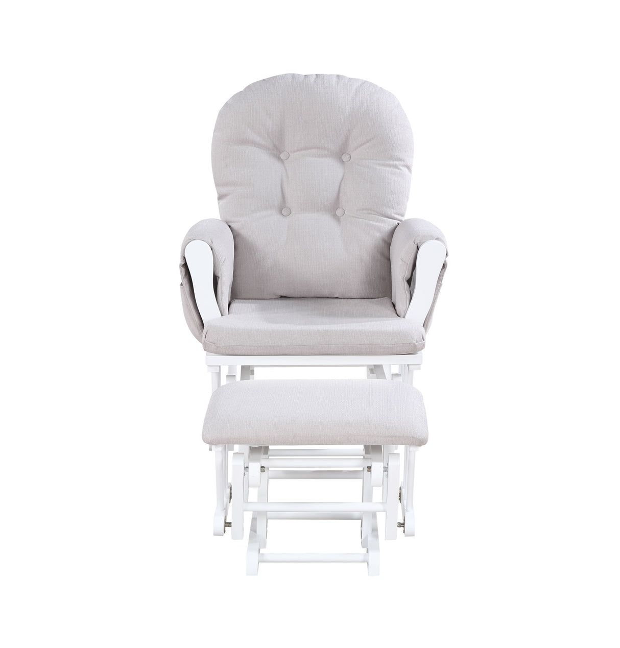 Mason - Glider And Ottoman - Gray