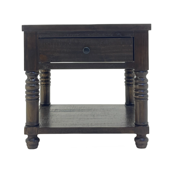 Clarice Mahogany End Table - CLARCTM