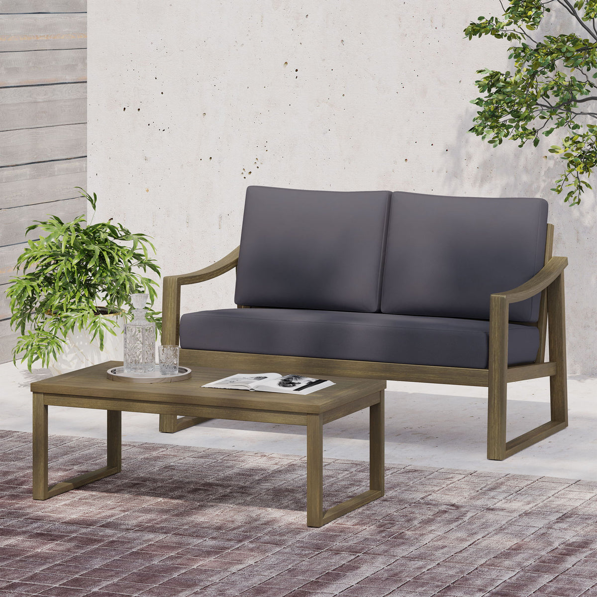 Samwell - Coffee Table & Loveseat Set