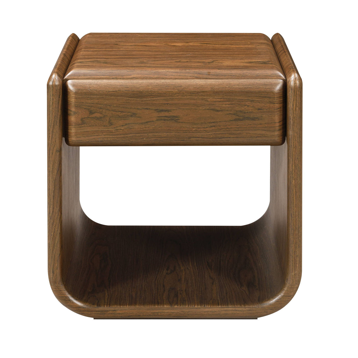 Lanza - End Table With Drawer - Dark Walnut