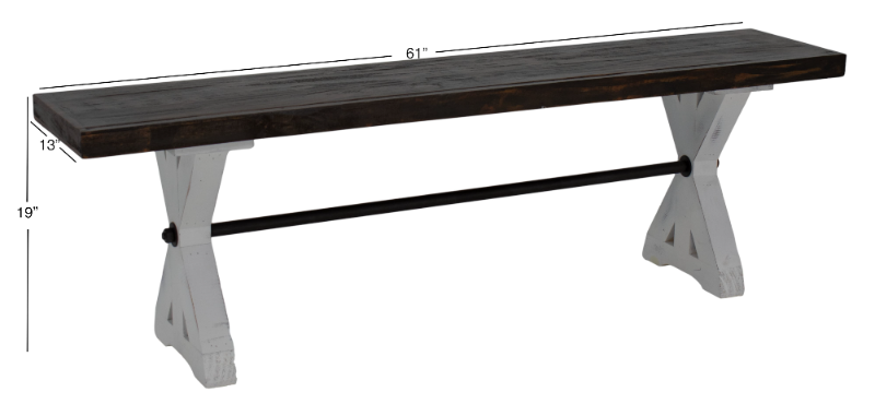 ZVD WAREHOUSE NW W/RODEO BENCH - BANWHSB