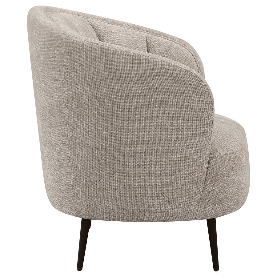 Ellorie 3-piece Upholstered Curved Sofa Set Beige - 504837-S3