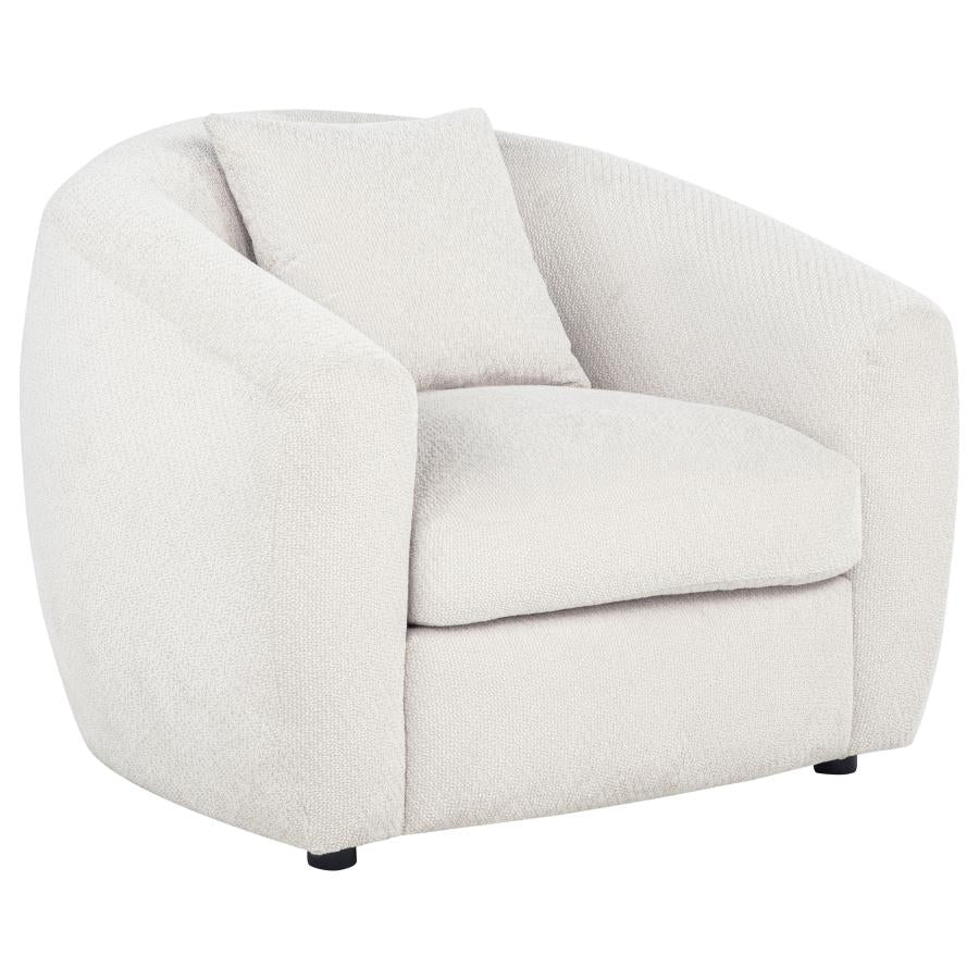Isabella 3-piece Fabric Upholstered Sofa Set Sand - 504971-S3