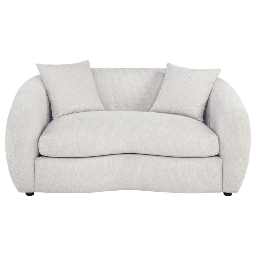 Isabella Fabric Upholstered Loveseat Sand - 504972