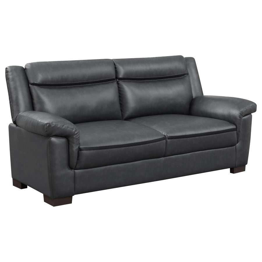 Arabella Upholstered Padded Arm Sofa Grey - 506591