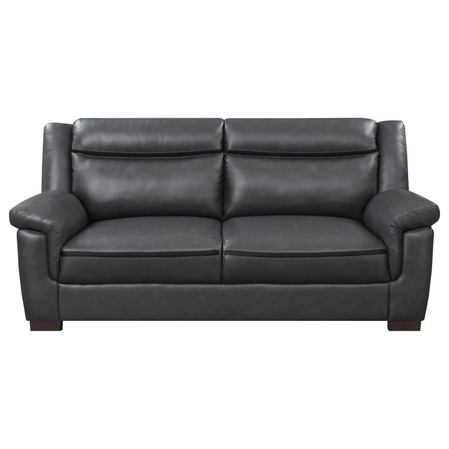 Arabella Upholstered Padded Arm Sofa Grey - 506591