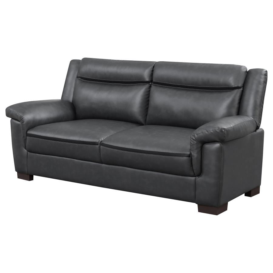 Arabella Upholstered Padded Arm Sofa Grey - 506591