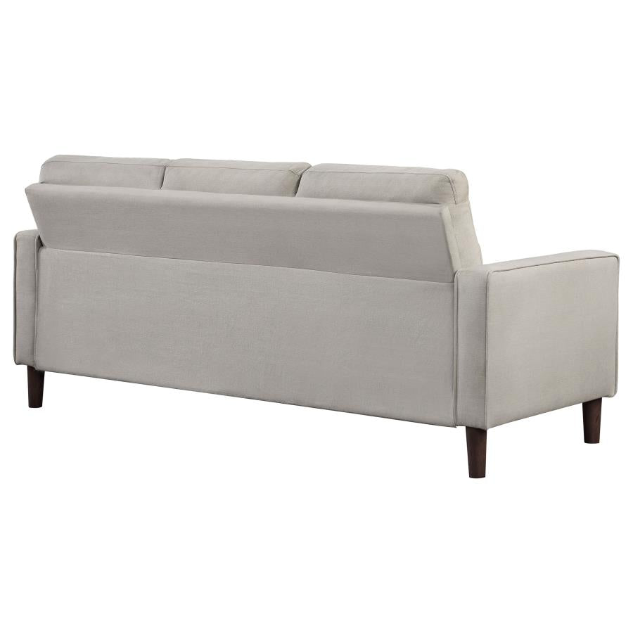 Bowen Upholstered Track Arm Tufted Sofa Beige - 506785