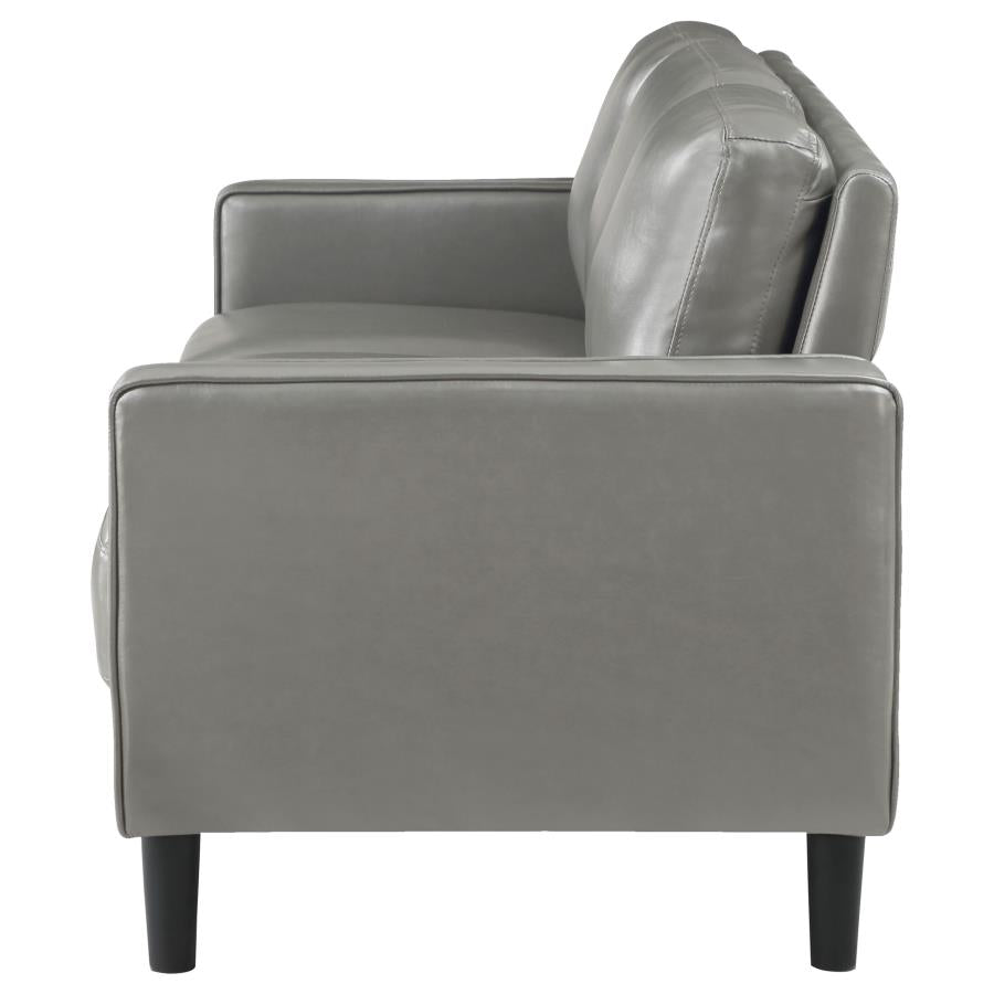 Ruth Upholstered Track Arm Sofa Grey - 508365