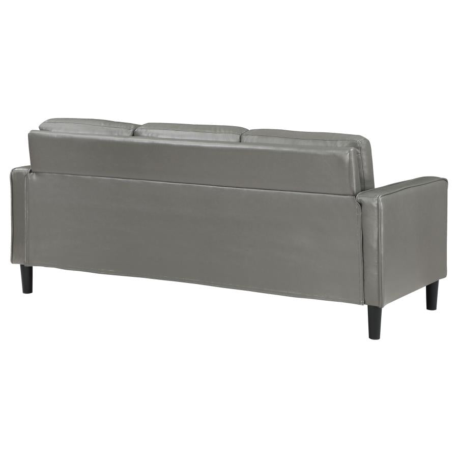 Ruth Upholstered Track Arm Sofa Grey - 508365