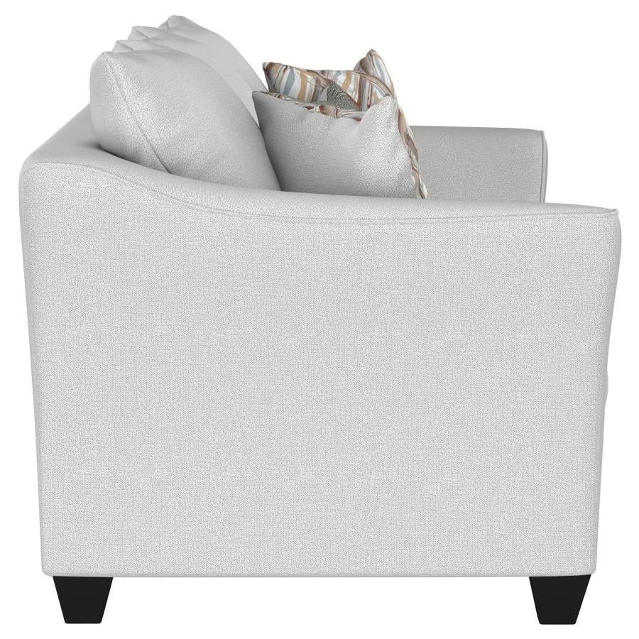 Salizar 2-piece Upholstered Flared Arm Sofa Set Sand - 508581-S2