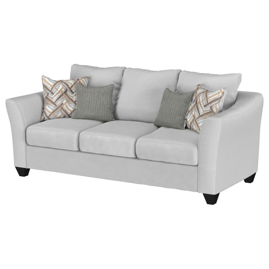 Salizar Upholstered Flared Arm Sofa Sand - 508581