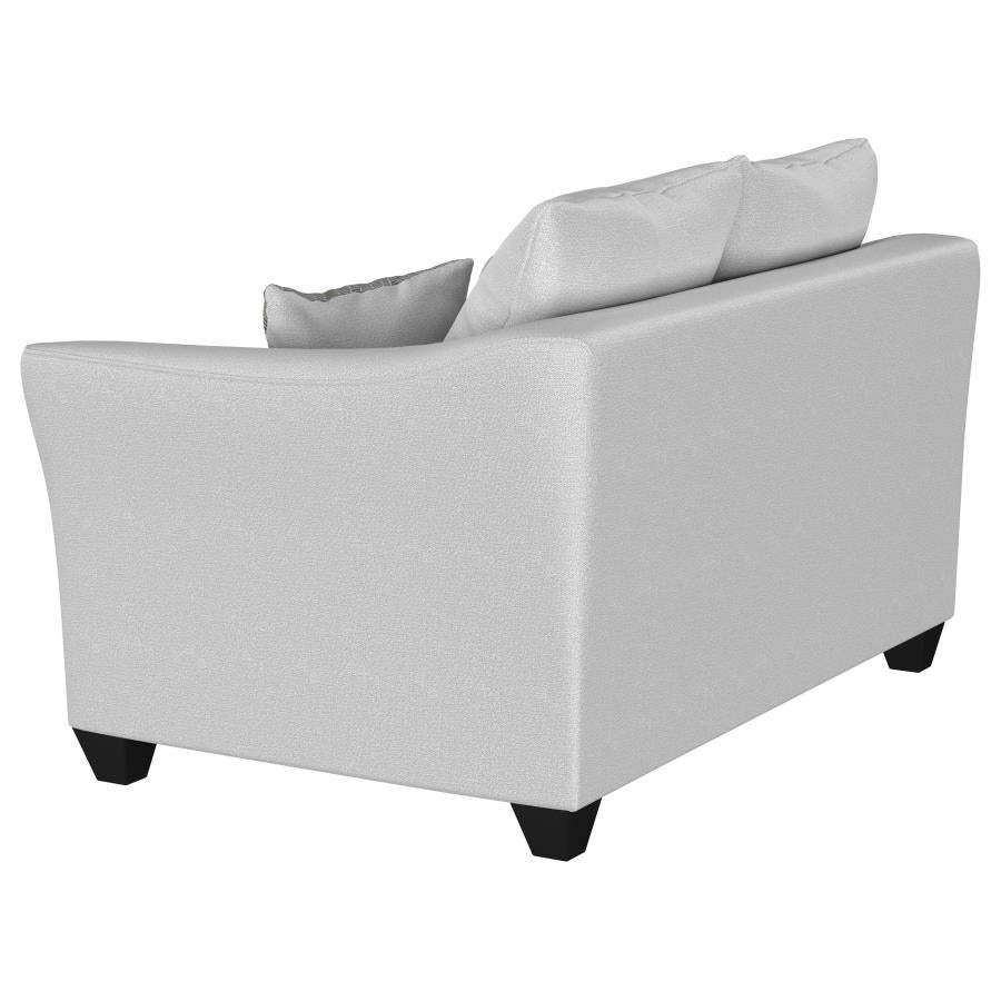 Salizar Upholstered Flared Arm Loveseat Sand - 508582