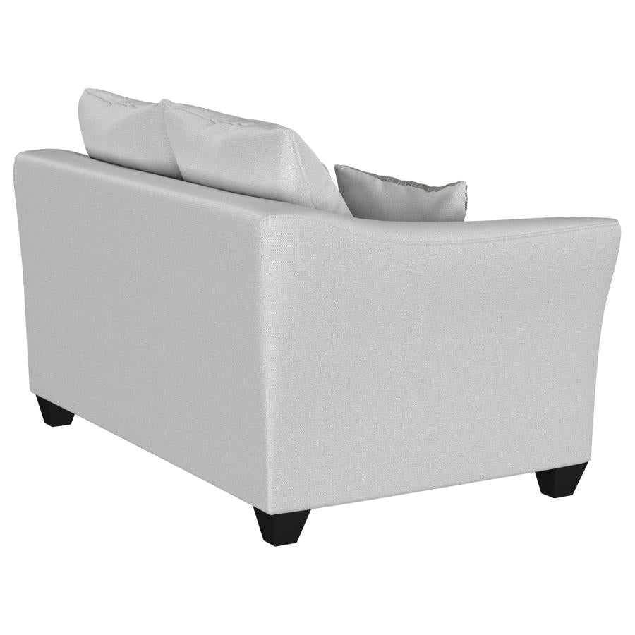 Salizar Upholstered Flared Arm Loveseat Sand - 508582