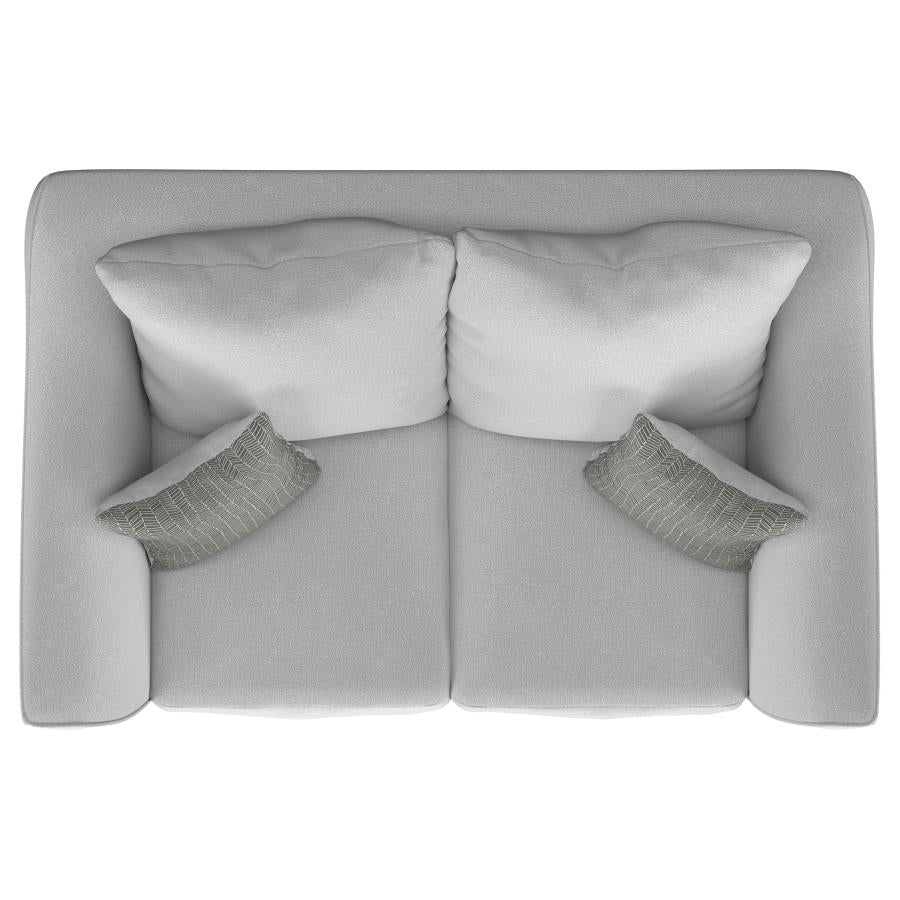 Salizar Upholstered Flared Arm Loveseat Sand - 508582