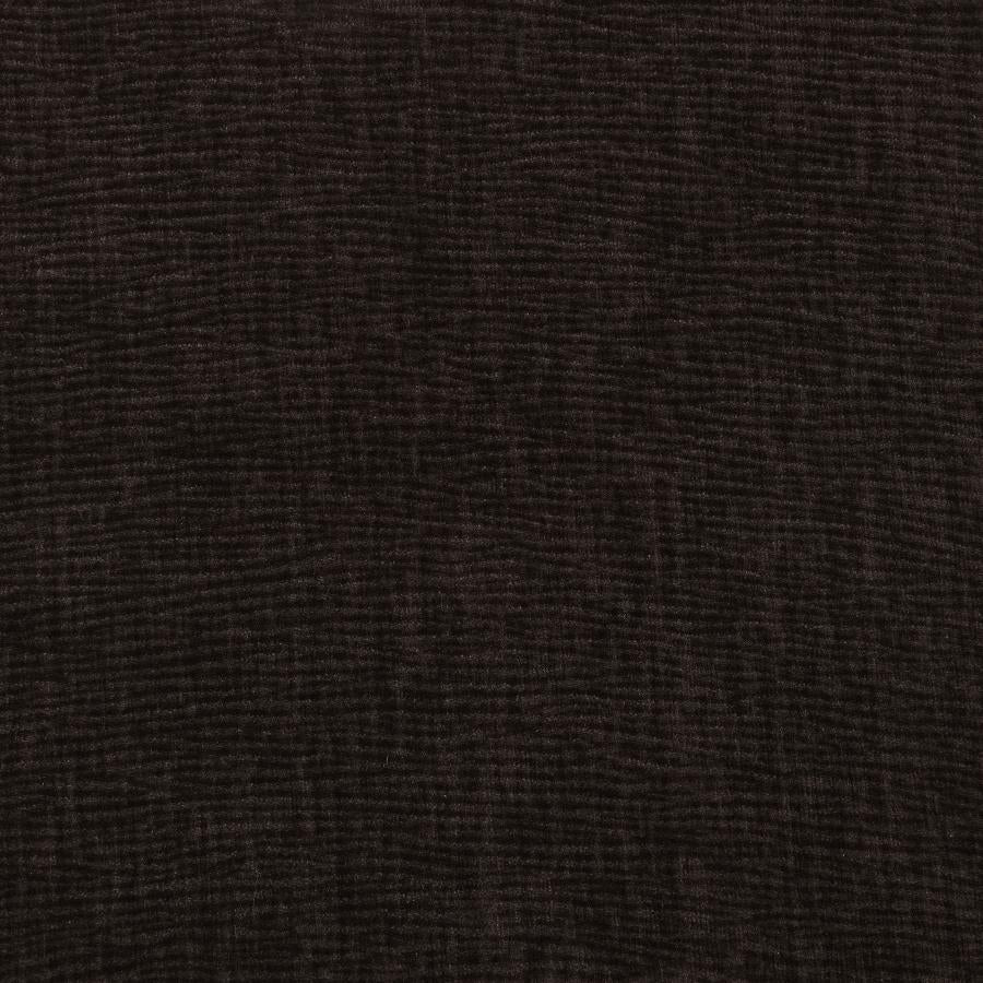 Jade Chenille Upholstered Sculpted Track Arm Sofa Latte - 509411