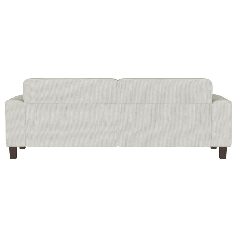 Deerhurst Upholstered Track Arm Tufted Sofa Greige - 509647