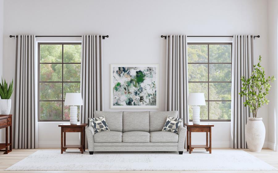 Tomkins Boucle Upholstered Sofa Light Grey - 509671