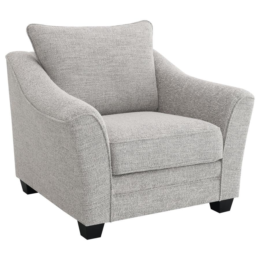 Tomkins Boucle Upholstered Chair Light Grey - 509673