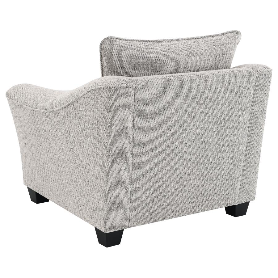 Tomkins Boucle Upholstered Chair Light Grey - 509673