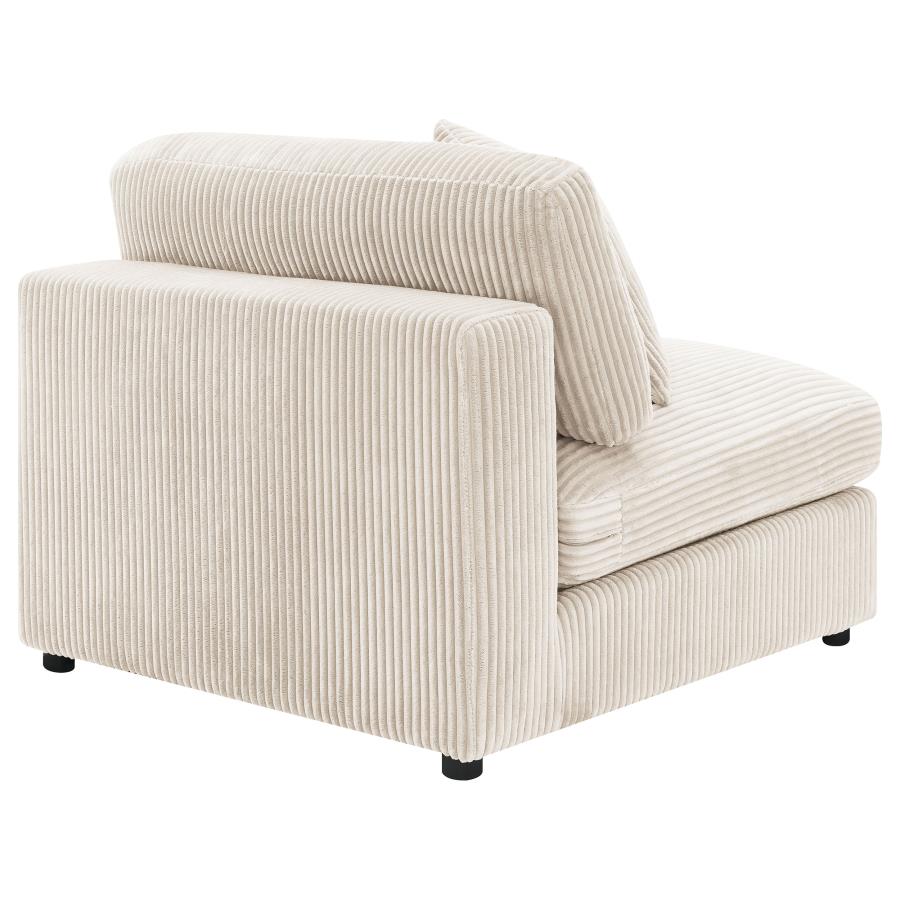 Blaine Upholstered Armless Chair Sand - 509897